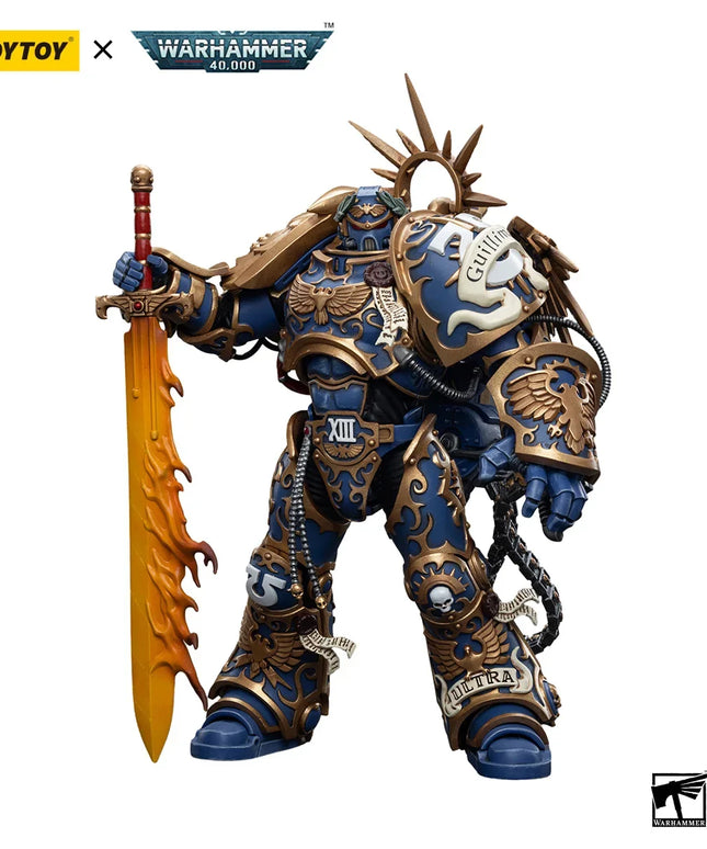 JOYTOY Warhammer 40K 1/18 Action Figure Ultramarines Primarch Roboute Guilliman Anime Figures Toys Model