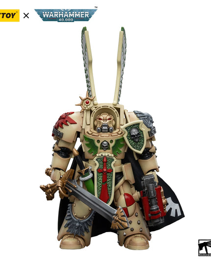 JOYTOY Warhammer 40k 1/18 Action Figures Anime 13.6cm Dark Angels Deathwing Strikemaster Deathwing Knight Master Model Toys