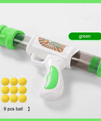 green with 9 balls