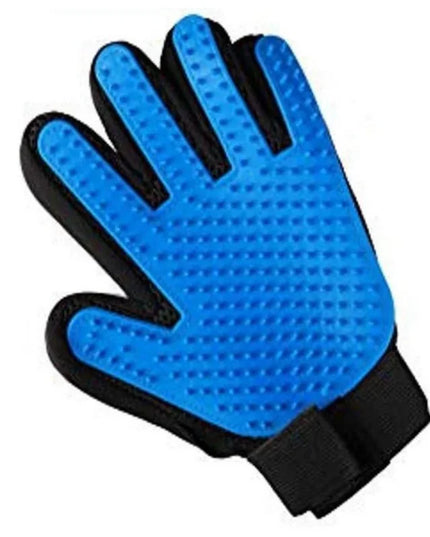 Pet Grooming Kit for Dog Cat Rabbit Fur 2 Sided Grooming Brush Bath Cleaning Glove De-Shedding De-Matting Pet Hair