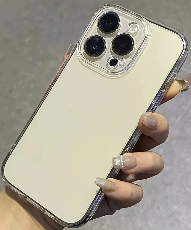 The 3-piece set of simple and transparent phone cases is suitable for iPhone 16, 15, 14, 13, 12, 11promax, 14 Plus and 15 Plus.