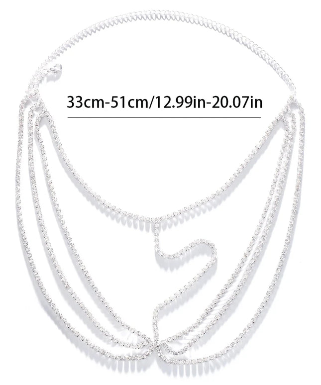 Stonefans Leaf Face Chain Mask Jewellery Decoration Accessories Hair Crystal Headdress Glitters Halloween Carnival Tassel Masks