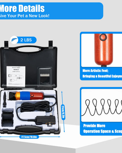 Electric Animal Fur Shears Farm Sheep Goat Shears Pets Dogs Rabbit Shearing Shaver Clipper Grooming