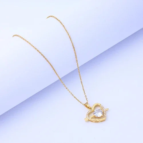 Japanese and Korean Style Fashion Design, Love At First Sight, Love Necklaces, Women's Niche, Light Luxury, Internet Celebrities