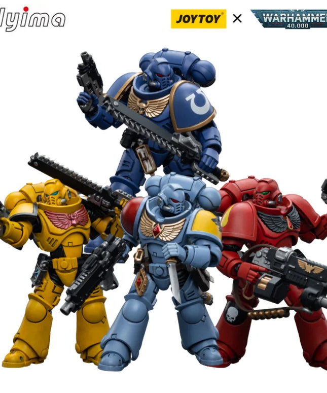 [IN-STOCK]  JOYTOY Warhammer 40,000 1/18 Action Figure Intercessor Series [4PCS/Set] Model Toy Gift
