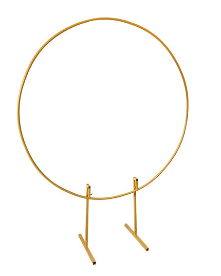 Round Metal Heightened Arch White Iron Background Cover Stand Birthday Party Background Stand Balloon Arch Decoration Stand