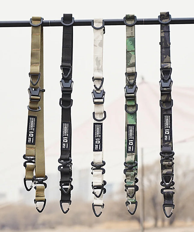 Outdoor Camping Extensible Shoulder Strap with Hanging Ring Multifunction Crossbody Bag Strap Adjustable Crossbody Strap