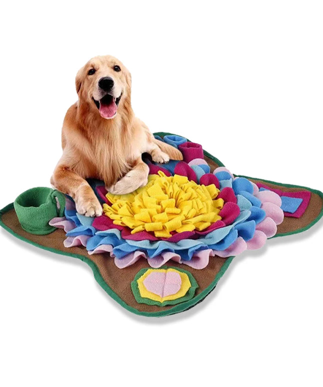 Pet Snuffle Feeding Mat Pet Dog Snuffle Mat Encourages Natural Foraging Skills Dog Puzzle Toys for Slow Eating & Smell Training