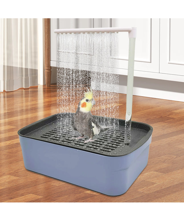 Parrot Automatic Bathtub Bird Bath Circulating Water Shower Parrot Circulation Shower Pet Bird Bathtub Bird Cleaning Bath Tub