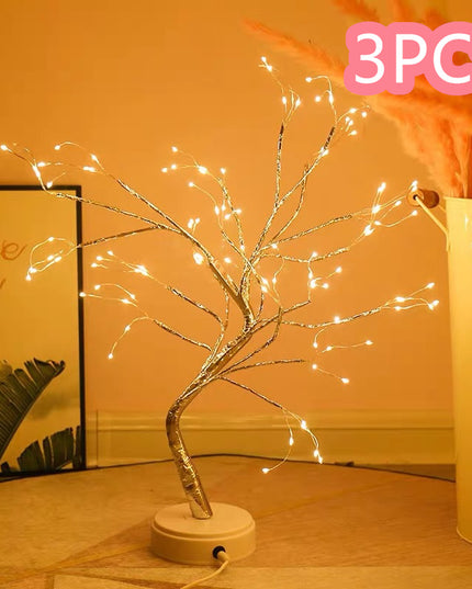 Led Copper Wire Light Bedroom Light