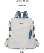 White With Blue