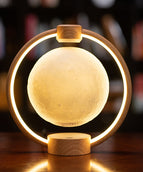 Wood grain moon