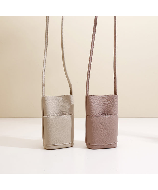 High-grade Soft Leather Mobile Phone Bag Female Crossbody
