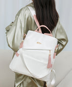 White With Pink