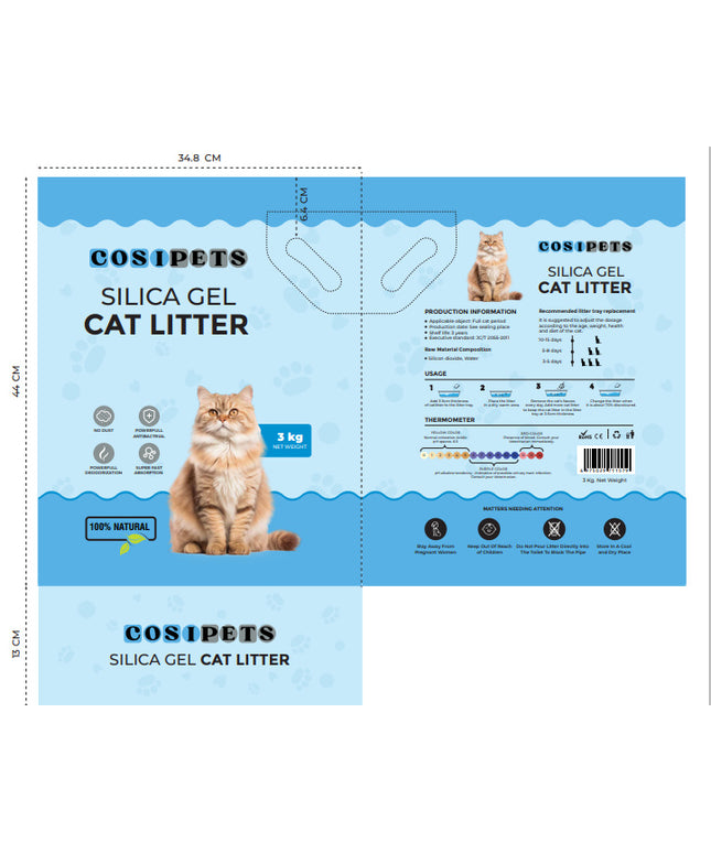 Silicone Indicator Cat Litter