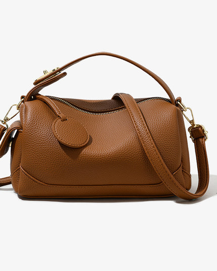 Crossbody Soft Leather Large Capacity Pillow Bag Women's Portable Shoulder Bag