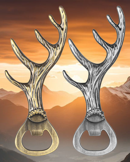 Deer Antler Bottle Opener Is A Small Tool Suitable For Various Parties And Gatherings Used To Open Beer, Wine, Juice, For Bars, Restaurants, Party Supplies, Wine Accessories, Universal Gifts