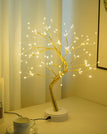 Rice grains in gold tree