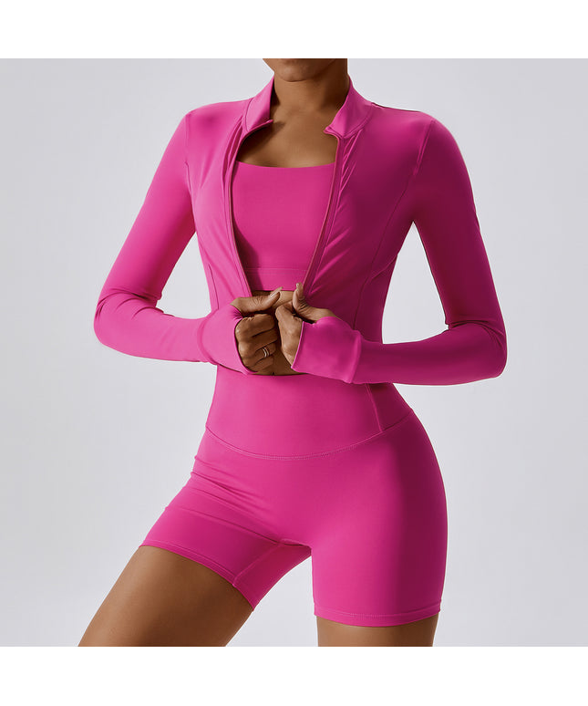 Outdoor Sports Skinny Yoga Clothes Suit Nude Feel